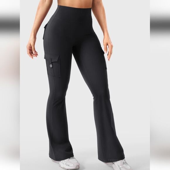 Elegant Black Flare Pants for Women - Picture 1 of 10